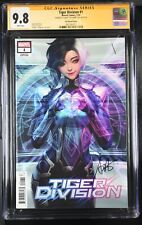Tiger Division #1 Variant CGC 9.8 SS Signed by Stanley "Artgerm" Lau