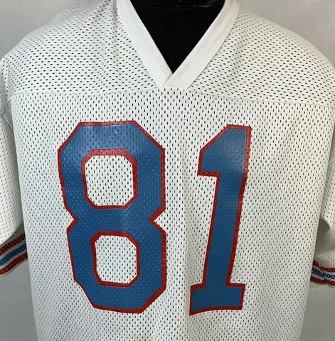 Vintage Houston Oilers Jersey Ernest Givins 81 XL 90s NFL Football Logo 7 Titans Cover
