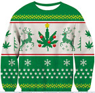 uideazone Unisex Ugly Christmas Pullover Sweatshirts 3D Print Novelty Xmas 