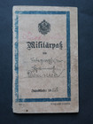 Militärpass Freikorps Lettow-Vorbeck, Garde-Kavallerie-Schützen-Korps 1919