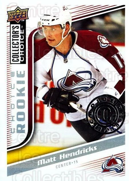 2009-10 Collectors Choice Reserve #250 Matt Hendricks - Image 1 of 1