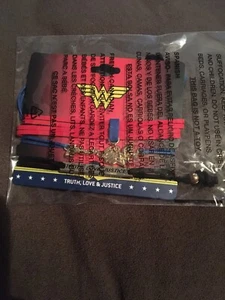NEW DC Comics Wonder Woman Logo 3PK Cord Bracelet Set Hot Topic - Picture 1 of 2