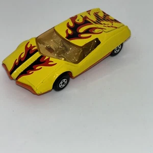 Matchbox Lesney Superfast SF33 Datsun 126X- STREAKERS black & red flames, no box - Picture 1 of 8