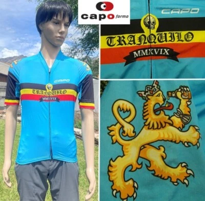 CAPO cycling jersey super corsa full zip ultralight breathable wicking men Large - Image 1 of 4