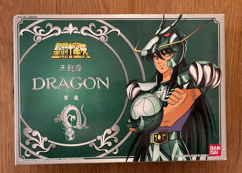 Bandai Saint Seiya Vintage Dragon Shiryu Early Bronze V1 Hong Kong Brand New Cover