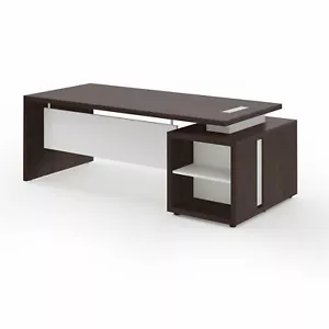BRERA Desk L.210.6xD.99.2xH.73.5 cm on chest of drawers wenge' colour - Picture 1 of 1