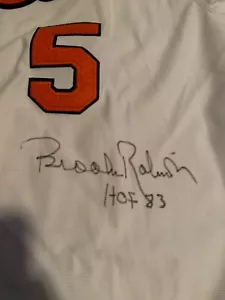 BROOKS ROBINSON HOF 83 BALTIMORE ORIOLES SIGNED MITCHELL NESS JERSEY JSA CERT. - Picture 1 of 6