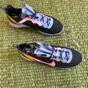 Nike React Element 55 Premium Men Shoes Size 11 Black Magic Flamingo CI9593-001 - Picture 1 of 11