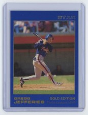 1988 Star Gold Gregg Jefferies Baseball Card #2