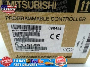 NEW MITSUBISHI FX1N-24MT-DSS Programmable Controller US Free TAX - Picture 1 of 2