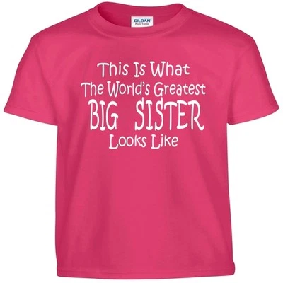 Camiseta Worlds Greatest BIG BROTHER Niñas Niños y Adultos Camiseta Camiseta Foto 1 de 3