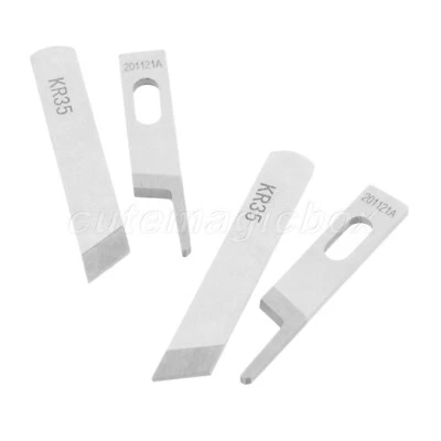 Tungsten Steel Overlock Sewing Machine Knives For Siruba 737 747 Pegasus 700-3 - Image 1 of 4