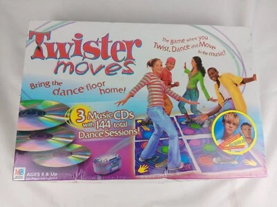 Twister Moves-2003 Edition-( Hasbro Milton Bradley, 3 CD's 144 Dance Sessions) - Image 1 of 4