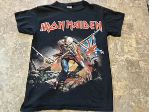 Vintage Iron Maiden The Trooper Eddie Black T-Shirt Delta Pro Weight Size Small - Picture 1 of 4