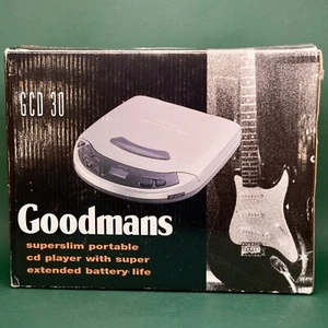 Nos Unused Boxed - Goodmans GCD 30 Portable CD Player Perfect Condition - Picture 1 of 6
