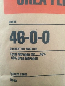 99+% Urea Commercial Grade Nitrogen Fertilizer 46-0-0 SAME DAY SHIPPING - Picture 1 of 2