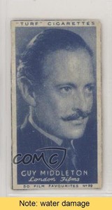 1948 Turf Film Favourites Tobacco Guy Middleton #39 READ m5x