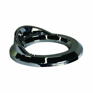 Fortpro 2.5" Round Bezel With Visor Chrome for LED Side Marker Lights - Picture 1 of 1