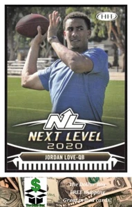 2020 SAGE HIT #99 Jordan Love - Utah State Aggies - Picture 1 of 2