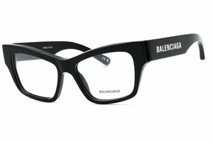 BALENCIAGA BB0378O 001 Eyeglasses Black Frame 54mm - Picture 1 of 4