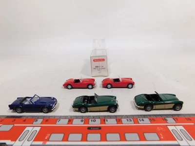 5X H0 1:87 Modello 818 MG A Roadster MK I Austin Healey ECC TOP #DX158-0,5 - Immagine 1 di 4