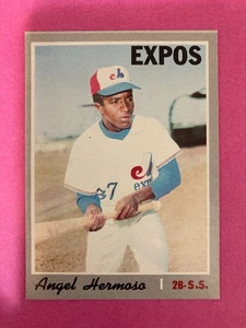 1970 Topps #147 Angel Hermoso Montreal Expos casi nuevo - Imagen 1 de 2