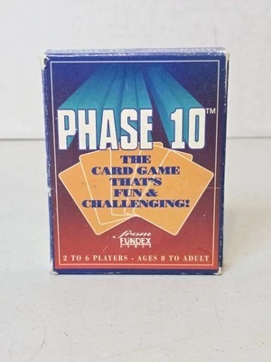 Vintage Phase 10 Card Game From Fundex Games 1992 (Rummy-Style Game w/a Twist) - Image 1 of 3