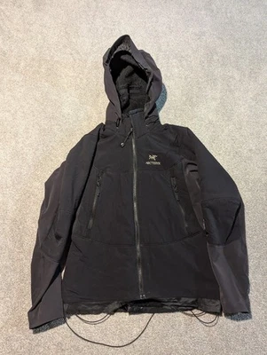 Vintage Arcteryx Jacket Womens Small Black Beta Polartec Fleece Lined Parka 90s - Image 1 of 4