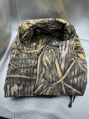 Capucha camuflada Mossy Oak Shadow Grass para hombre talla única aislada caza aves acuáticas Foto 1 de 4