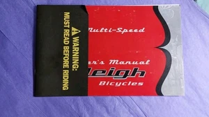 Manual del propietario Raleigh bicicletas de varias velocidades edición 2003 - Imagen 1 de 9