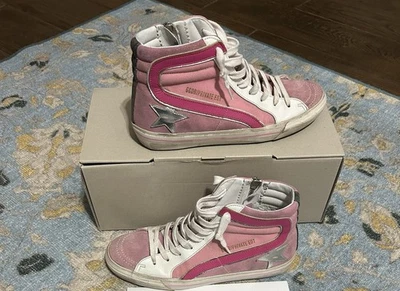 Golden Goose 豪华品牌 Slide-Pink/White/Fushia- 37 码 — 第 1/4 张图片
