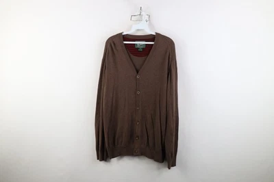 Cárdigan Suéter Tejido Mezcla Lana Ligero En Blanco Desteñido Grande Woolrich Para Hombres De Colección Foto 1 de 4