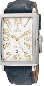 Reloj Gevril Hombre 15201 Avenue of America Automático Suizo Sellita Correa Azul - Imagen 1 de 5