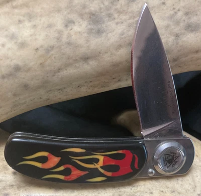 PAUL Paul Perfecto Knife Gentleman's knife Flames - Image 1 of 2