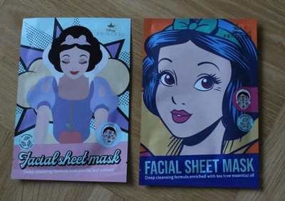 *NEU* 2 x Facial Sheet Mask, Gesichtsmaske, Disney Princess, Snow White - Bild 1 von 4