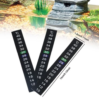 3x Aquarium Thermometer Stickers Easy Installation Reptile - Image 1 of 4