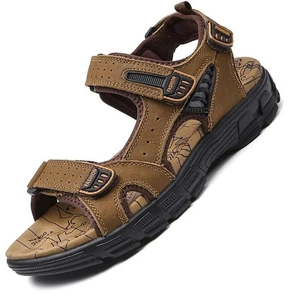 Heißer Verkauf Sommer Herren Sandalen Outdoor Rutschfest Herren Strand Sandalen Handarbeit - Bild 1 von 15