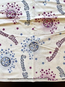 Soccer Stars Fabric Springs Creative CP41446 42” Wide 1-1/2 Yard - Picture 1 of 6