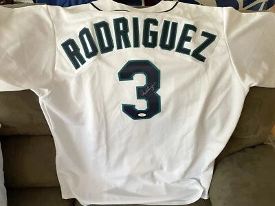 Alex Rodriguez signed autographed Seattle Mariners authentic Majestic jersey JSA - Image 1 of 2