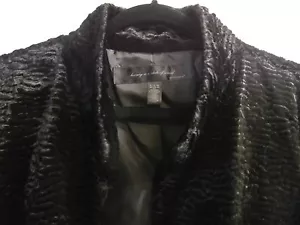Apostrophe Shrug Bolero Jacket Black Soft Piled Woman's Size XL 16-18 NWT - Picture 1 of 3