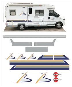 Juego completo de calcomanías de reparación Burstner modelo T, para modelos 1995 a 2001 - Imagen 1 de 5
