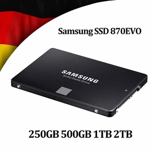 Lote de unidades de estado sólido Samsung 870 EVO SATA III 2,5 pulgadas SSD 250 GB 500 GB 1 TB 2 TB - Imagen 1 de 15