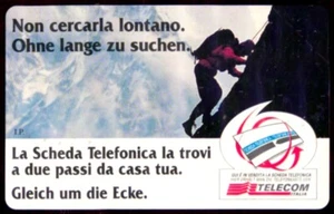 G AA 61 C&C 2761 SCHEDA TELEFONICA NUOVA MAGNETIZZATA LONTANO ALPINISTA - Picture 1 of 2