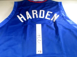 James Harden / Autographed Los Angeles Clippers Custom Basketball Jersey / COA - Picture 1 of 7