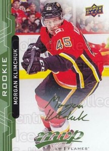 2018-19 Upper Deck MVP Green Script #225 Morgan Klimchuk