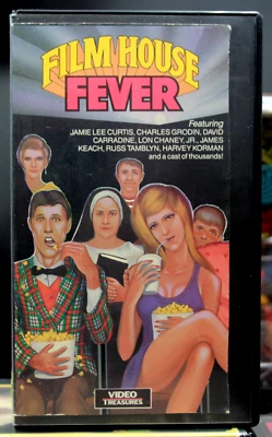 Film House Fever 1986 VHS Horror Comedy Video Treasures Jamie Lee Curtis VG - Image 1 of 3
