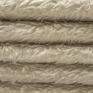 1/4 Yard 325H Haferflocken Intercal 5/8" halbsparsam Erbstück Oberfläche Mohair Stoff - Bild 1 von 4