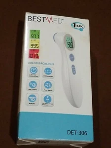 BESTMED Infrared Thermometer DET-306 Children & Adults Forehead ( 1 Second ) - Picture 1 of 10