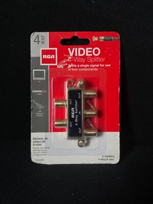 RCA 4-Way Signal Splitter Model vh49 Freq 5 to 900 MHZ - Image 1 of 2