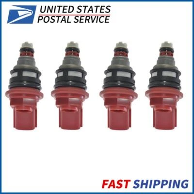 4 x Fuel Injectors 16600-53J00 fit 91-99 Nissan 240SX Nissan Altima - Imagem 1 de 4